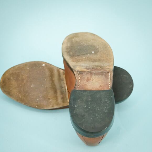 Allen Edmonds Size 9.5 D Wide Brown Leather Walton Lace Derby Dress Shoes - Picture 7 of 7